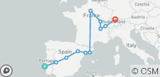  Europees spotlicht einde Zürich - 11 bestemmingen 