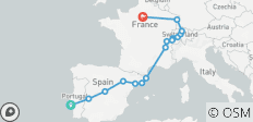  Portugal, Spanien, Schweiz und Frankreich - 16 Destinationen 