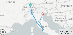  Swiss and Italian Spotlight End Venice (9 destinations) - 9 destinations 