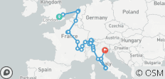  Trekking Through the Continent with Classical Italy (30 destinations) - 30 destinations 