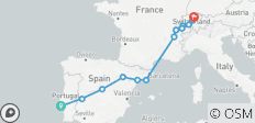  Lissabon nach Zurich (13 Destinationen) - 13 Destinationen 