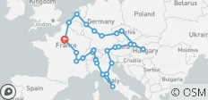  Europäischer Ring (28 Destinationen) - 28 Destinationen 