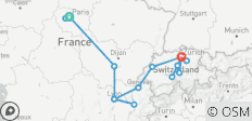  L\'esprit français et suisse (16 destinations) - 16 destinations 