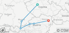  Praag, München en Oostenrijk (inclusief Traunsee) - 6 bestemmingen 