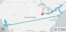  Usa and Canada Panorama with Chicago - 22 destinations 