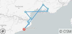  Catalonië, Zuid-Frankrijk &amp; de Provence (9 bestemmingen) - 9 bestemmingen 