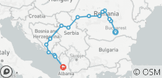  Die Balkanroute - 16 Destinationen 