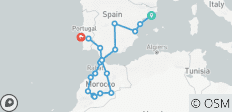  Barcelona, Madrid, Mysterieus Marokko en Lissabon (19 bestemmingen) - 19 bestemmingen 