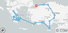  Grèce complète et Turquie étonnante (35 destinations) - 35 destinations 