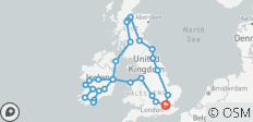  England, Schottland &amp; Irland Rundreise - 27 Destinationen 