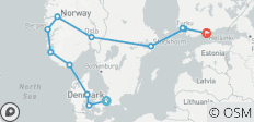  From Copenhagen to Helsinki - 12 destinations 