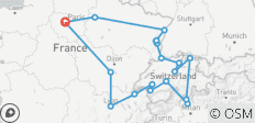  Frankreich und die Schweiz mit Elsass - 19 Destinationen 