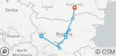  Van Sofia naar Boekarest (10 bestemmingen) - 10 bestemmingen 