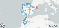  De grote rondreis door Spanje, Marokko en Portugal (35 bestemmingen) - 35 bestemmingen 