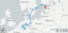  Duitse Trek Einde Tallinn - 13 bestemmingen 