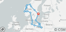  Sagenhafte Fjorde und Nordpolen ROT - 23 Destinationen 