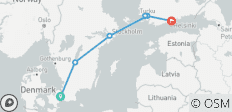  Juwelen van Scandinavië Einde Helsinki (6 bestemmingen) - 6 bestemmingen 