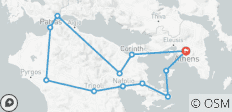  Peloponnes und Saronische Inseln - 12 Destinationen 