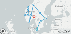  Nordic Tour End Oslo - 14 destinations 