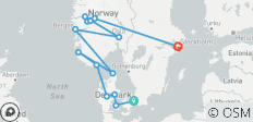  Skandinavische Hauptstädte - 14 Destinationen 