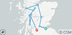  Schottland Rundreise - 13 Destinationen 