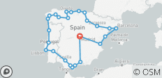  Het beste van Spanje en Portugal (zonder Alhambra) (26 bestemmingen) - 26 bestemmingen 