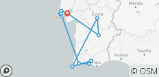  Zuid-Portugal met Lissabon (11 bestemmingen) - 11 bestemmingen 