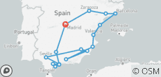  Spanish Ring (19 destinations) - 19 destinations 