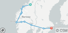  The beautiful Norway End Stockholm - 11 destinations 