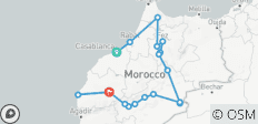  Circuit privé de 9 jours au Maroc de Casablanca à Marrakech - 18 destinations 