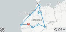  Marrakesh Morocco 12 Day private tour by Chefchaouen - Fes and Merzouga - 16 destinations 