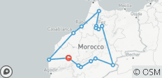 12 Days Private Marrakesh through Chefchaouen /Fes/Merzouga... - 15 destinations 