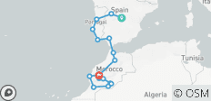  Spain, Portugal &amp; Morocco (18 destinations) - 18 destinations 