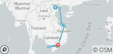  Circuit de 16 jours au cœur du Vietnam (guide et chauffeur privés）) - 9 destinations 