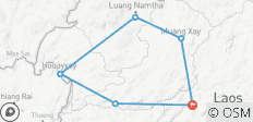  Excursión panorámica en moto por Laos desde Luang Prabang a Pak Beng, Houay Xai, Luang Nam Tha - 6 destinos 
