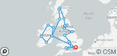  Great Britain and Ireland (From March 2025, Winter 2025 - 2026, 18 Days) - 23 destinations 