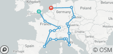  European Escapade (Plus, Winter, Start London) - 17 destinations 