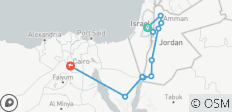  Klassisches Jerusalem, Jordanien und Kairo (13 Destinationen) - 13 Destinationen 