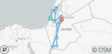  Israel und Jordanien (15 Destinationen) - 15 Destinationen 