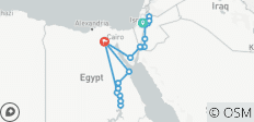  Jérusalem, Jordanie et Égypte éternelle avec Hurghada et Le Caire (from Jérusalem to Le Caire) - 20 destinations 