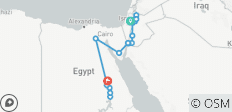  Jérusalem, Jordanie et la vallée du Nil (17 destinations) - 17 destinations 