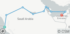  Arabia Saudí con Bahréin, Qatar y Emiratos - Fin en Abu Dhabi - 10 destinos 