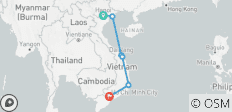  14 Dagen Vietnam Avontuur (privégids &amp; chauffeur） - 6 bestemmingen 