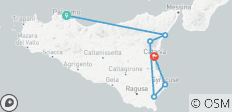  8 Tage Geschmack von Sizilien Paket - 6 destinations 