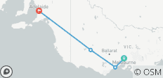  Australie du Sud : Melbourne, Adélaïde - 3 jours - 4 destinations 