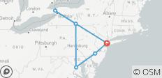  6-Day US East Coast High 6-Day US East Coast Highlights: New York+Philadelphia+Washington D.C. + Niagara Falls(Bilingual:Chinese+English) - 7 destinations 