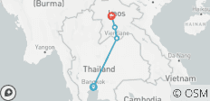  Epic Thailand to Laos Tour of Temples, Waterfalls, and Train Rides - 6 destinations 