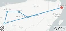  Mexique : Uxmal, Mérida, Izamal, Chichén Itzá, Cancun - 2 jours - 6 destinations 
