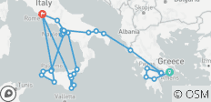  Atenas, Península y Sicilia Completa (32 destinations) - 32 destinos 