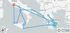  Grecia y Sicilia completas (43 destinations) - 43 destinos 